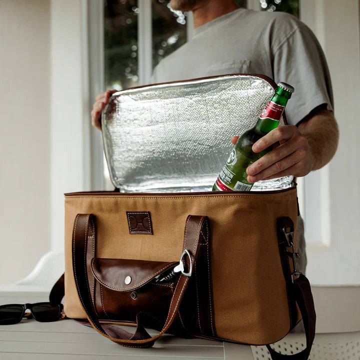 Caddy Cooler Canvas & Leather