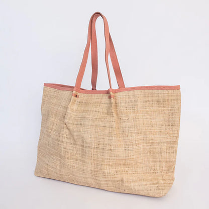 Megan Weave & Leather Bag