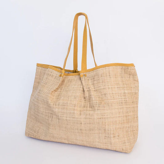 Megan Weave & Leather Bag