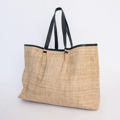 Megan Weave & Leather Bag