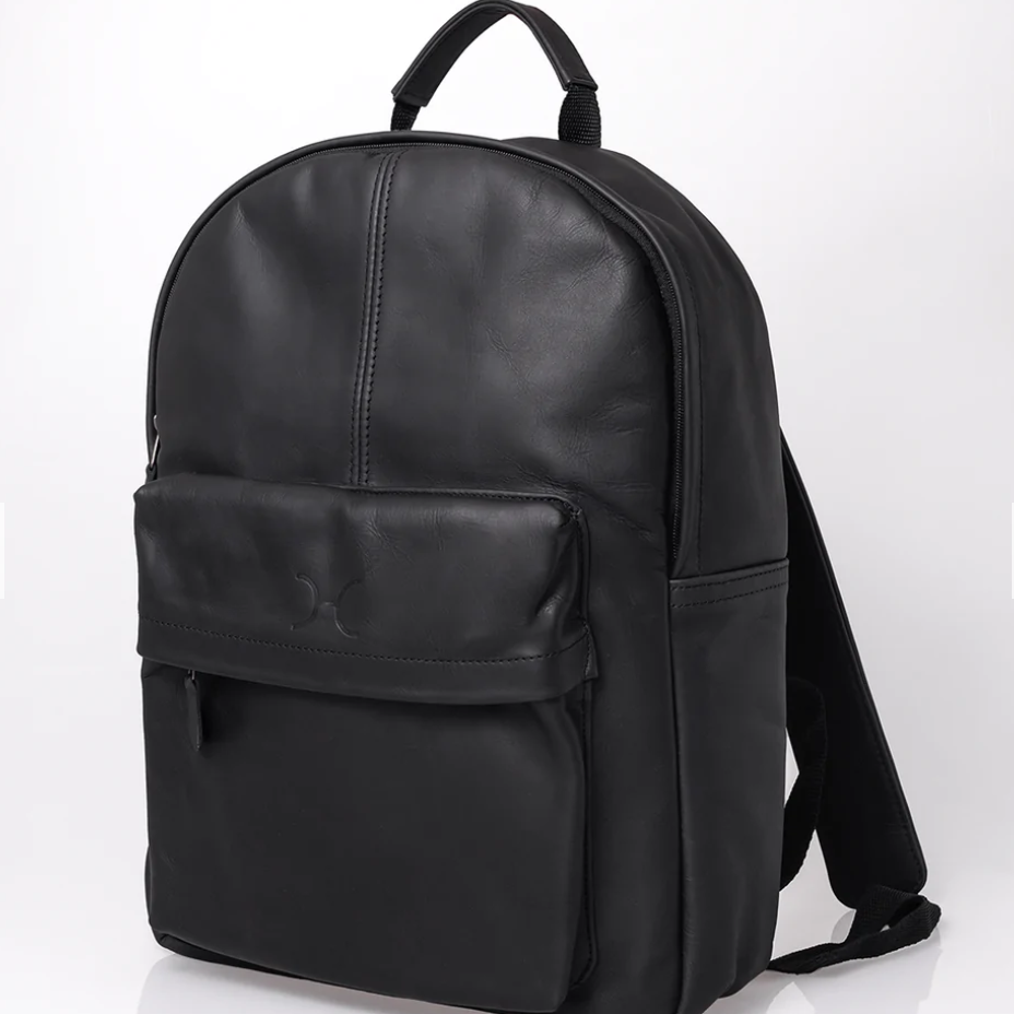 15" Leather Laptop Backpack