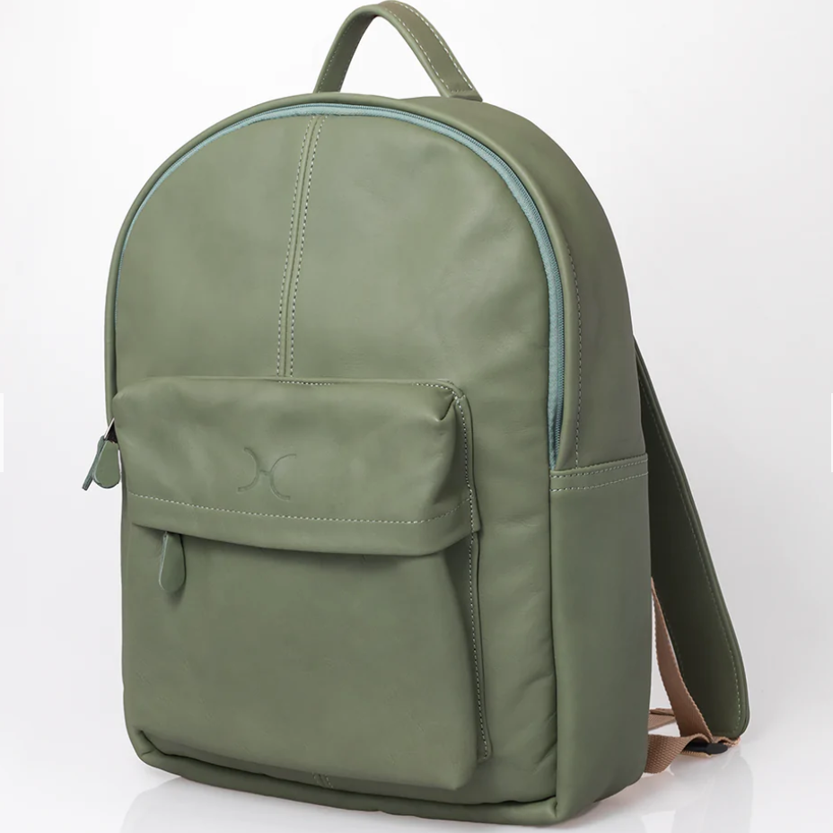 15" Leather Laptop Backpack