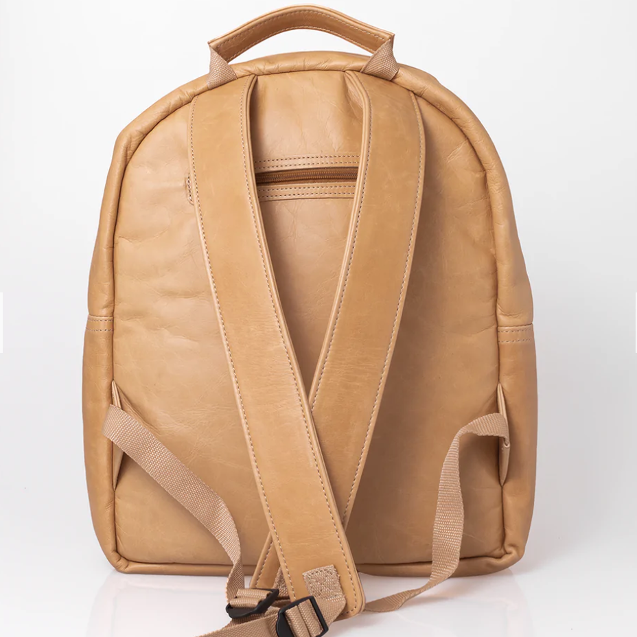 15" Leather Laptop Backpack