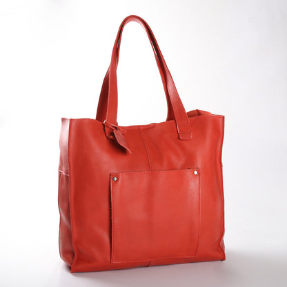 Tote Handbag with Zipper