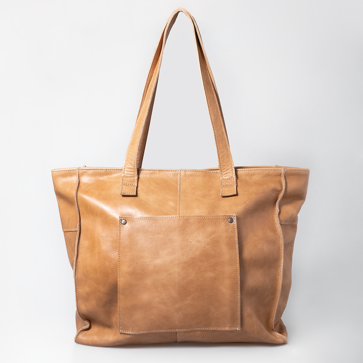 Tote Handbag with Zipper